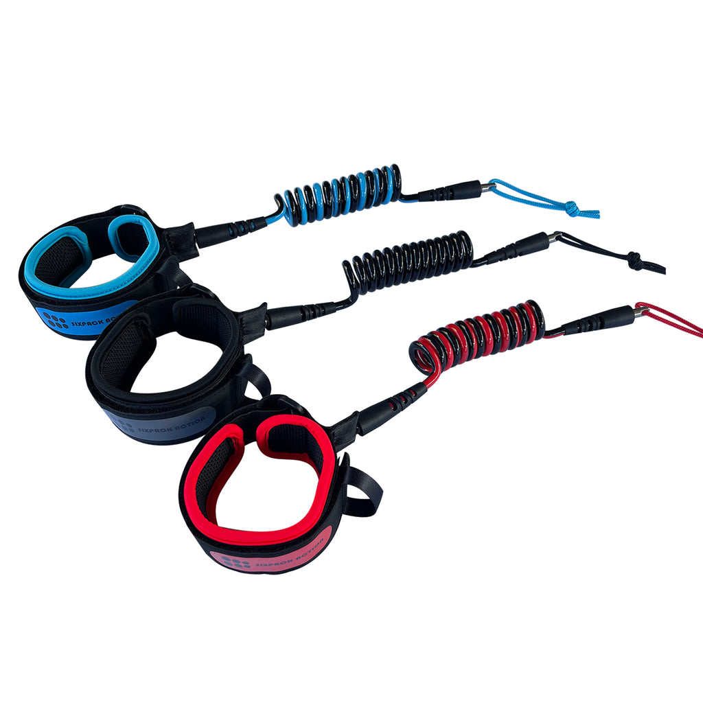 Bicep Bodyboard Leash 4'7mm for Adults Red